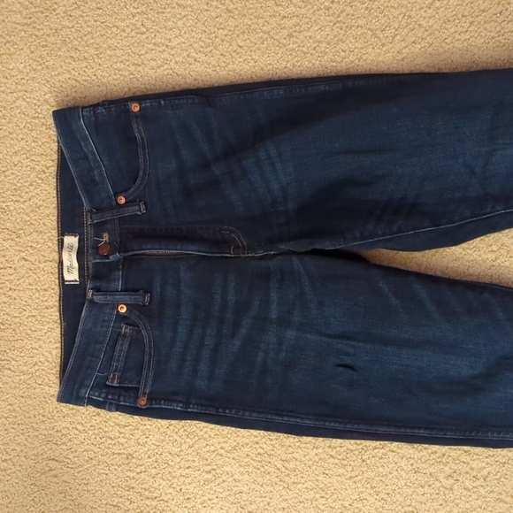 Madewell Dark Wash Denim 10" High Rise Skinny Jeans Size 27 - Picture 4 of 10